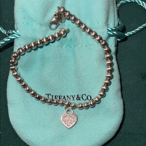 Tiffany & Co. Silver Beaded Bracelet